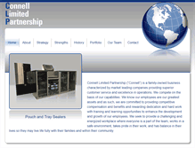 Tablet Screenshot of connell-lp.com
